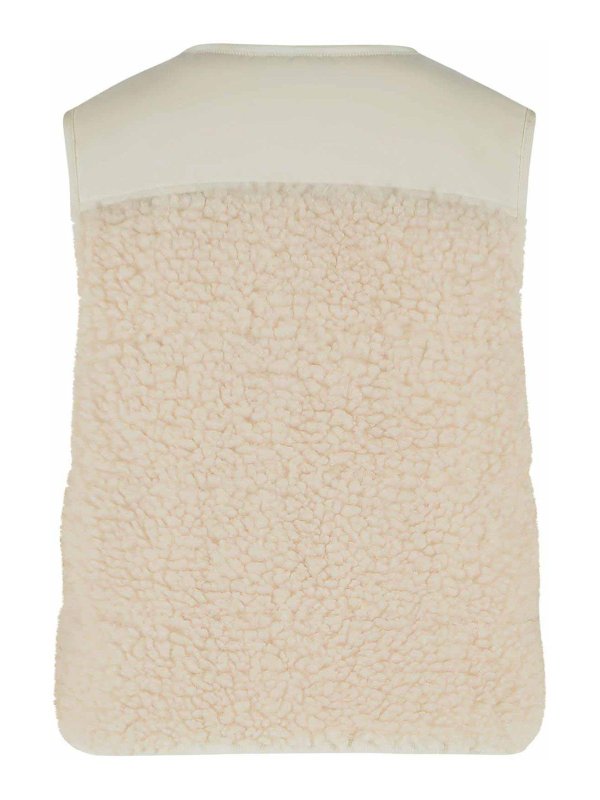 MONCLER: Westen online - Weste - Creme
