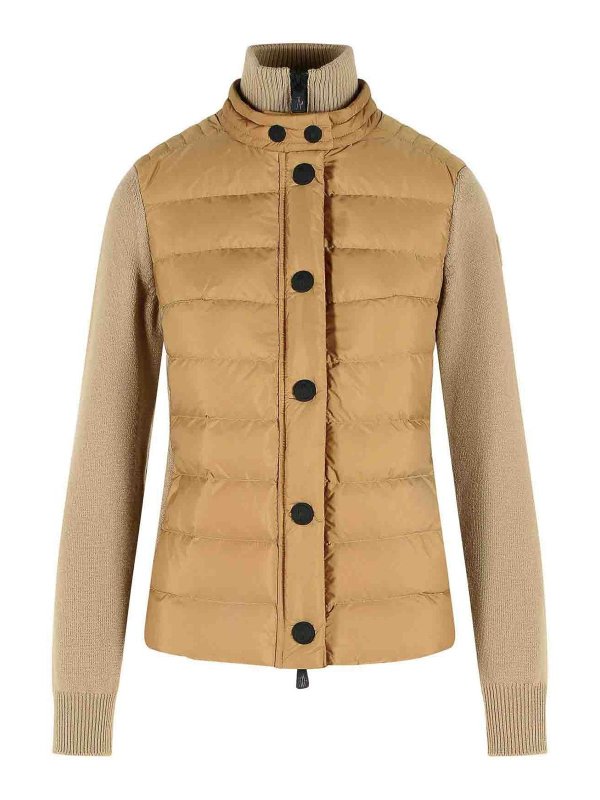 MONCLER: カーディガン - カーディガン - ベージュ