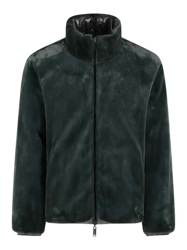 Reversible Nylon And Polyester Down Jacket shop online: MOOSE KNUCKLES