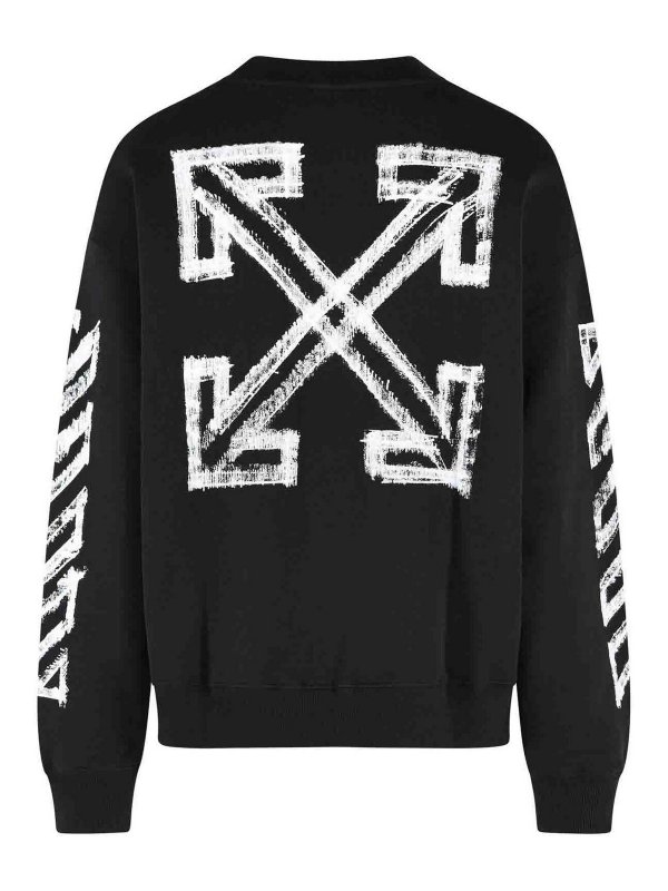 OFF-WHITE: Sudaderas y suéteres online - Sudadera - Motion Arrow