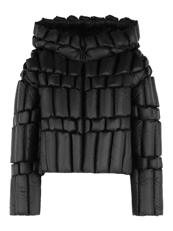 RAXXY: padded jackets - Black Polyamide Down Jacket