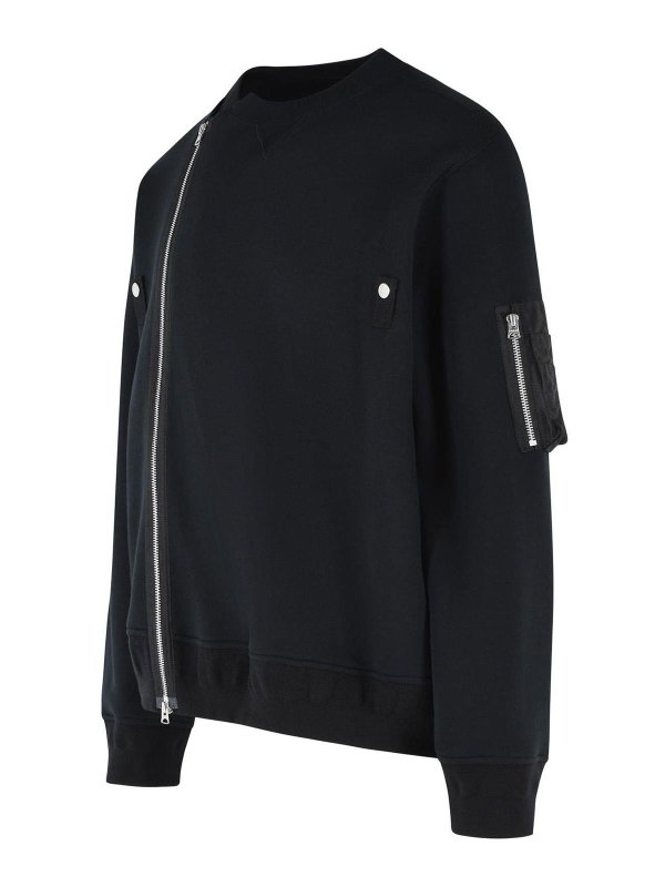 The Best Shops Sacai: スウェット＆セーター - スウェットシャツ/セーター - 黒