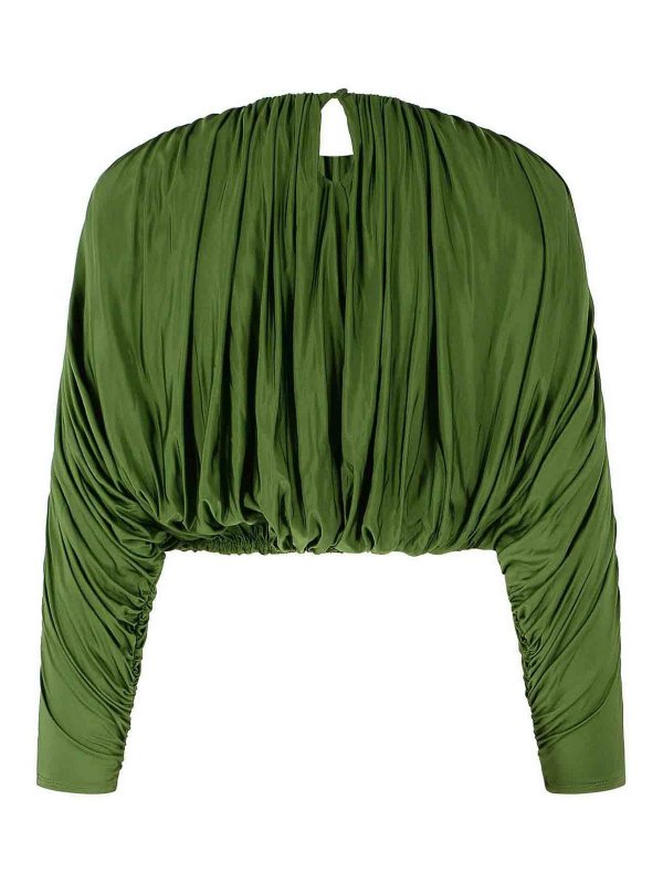 Self Portrait: Pull col rond online - Pull Col Rond - Vert
