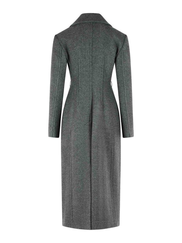 SPORTMAX: ロングコート online - ロングコート - グレー