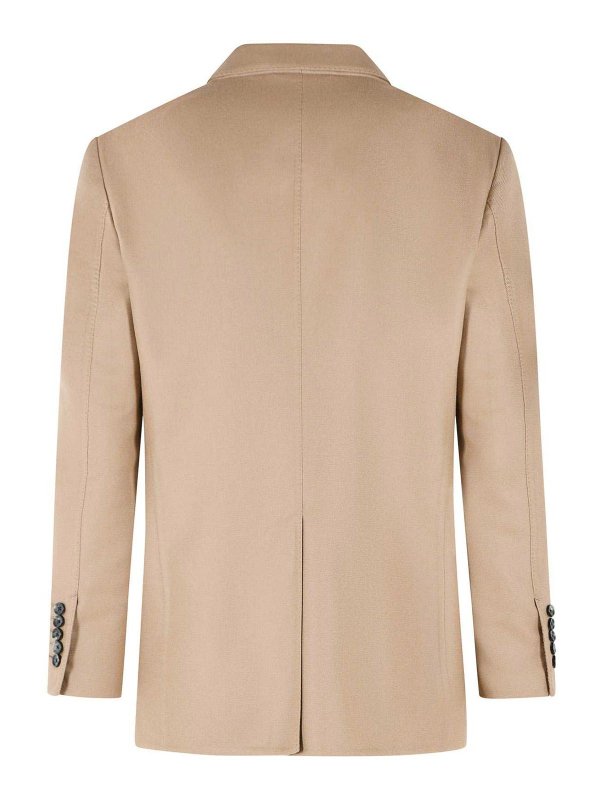 TOM FORD: casual jackets online - Light Brown Wool Jacket