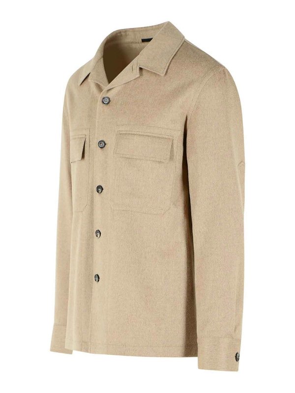 The Best Shops Z ZEGNA: シャツ - シャツ - ベージュ