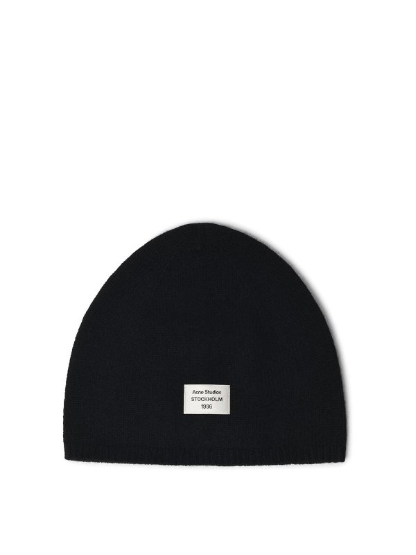 Acne Studios: Mützen - Mütze - Schwarz