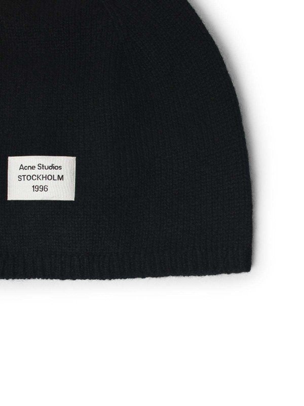 The Best Shops Acne Studios: Mützen - Mütze - Schwarz