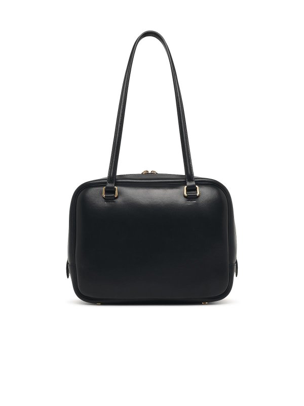 The Best Shops JIL SANDER: totes bags - Medium  Black Leather Bag