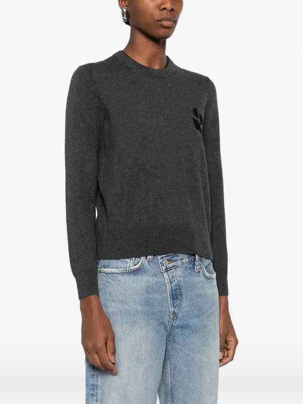 The Best Shops ISABEL MARANT: Pull col rond - Pull Col Rond - Gris