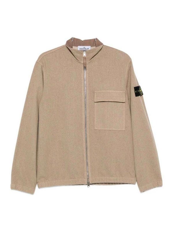 STONE ISLAND: Hemden - Hemd - Braun