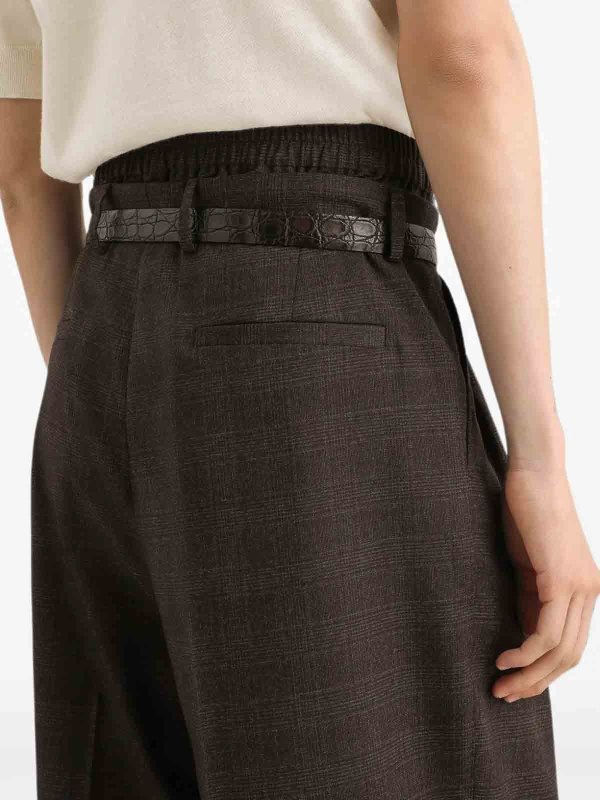 カジュアルパンツ - グレイッシュブラウン shop online: DOLCE & GABBANA