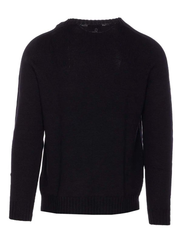 The Best Shops DONDUP: Strickpullover mit Rundhalsausschnitt - Rundhalspullover - Schwarz