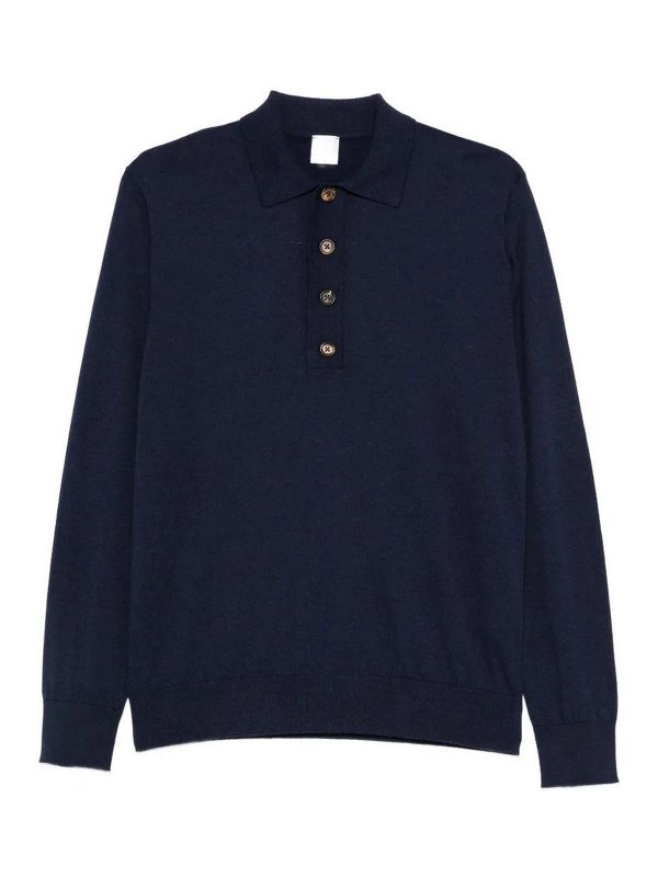 ELEVENTY: Polos - Polo - Azul