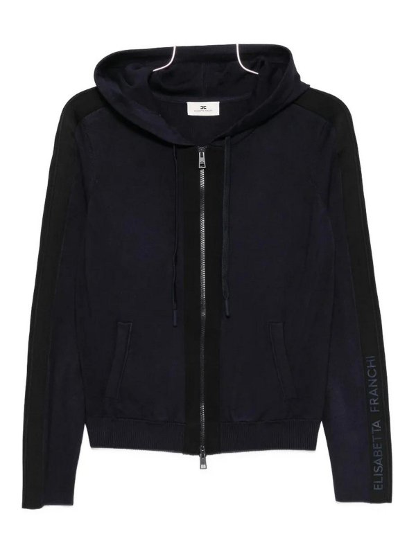ELISABETTA FRANCHI: クルーネック - クルーネック - ブルー