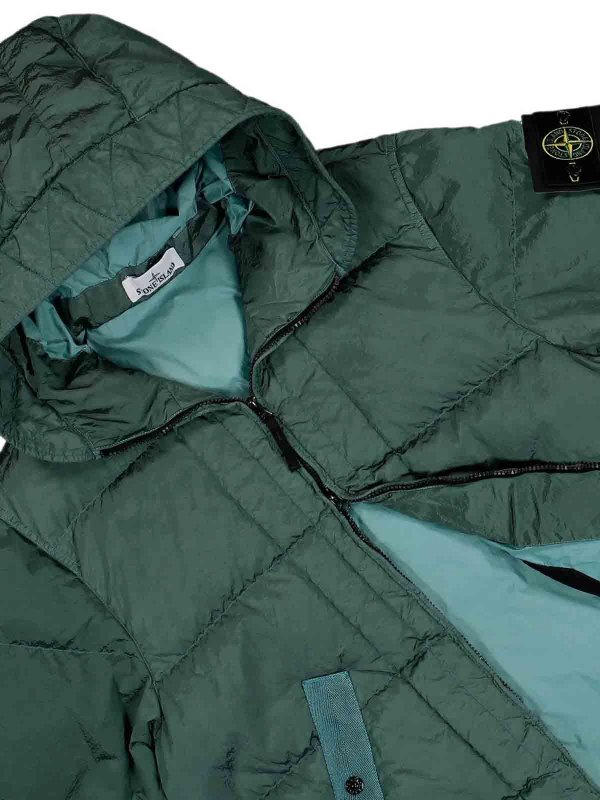 ロングコート - 緑 shop online: STONE ISLAND