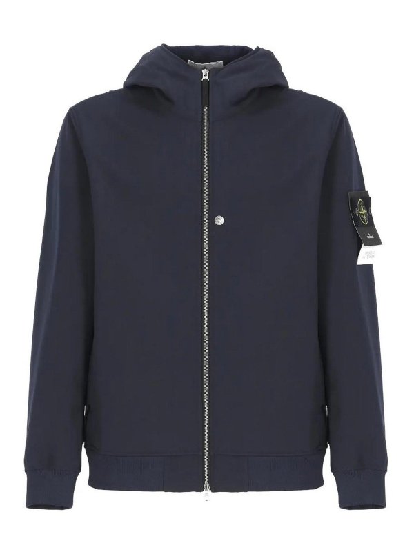 STONE ISLAND: カジュアルジャケット - カジュアルジャケット - ダークブルー