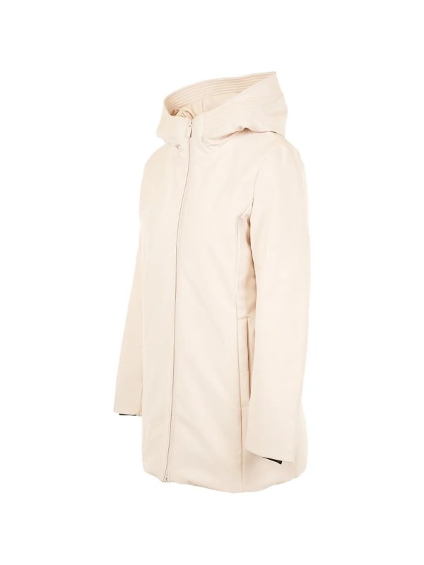 ダウンコート - 白 shop online: WOOLRICH
