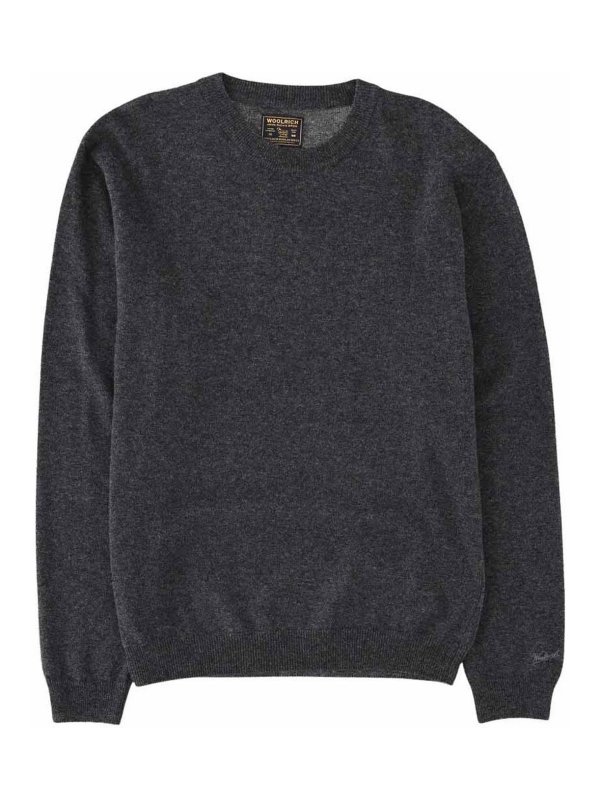 WOOLRICH: Pull col rond - Pull Col Rond - Gris