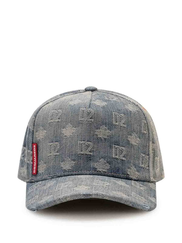 DSQUARED2: hats & caps online - Baseball Cap hat in denim