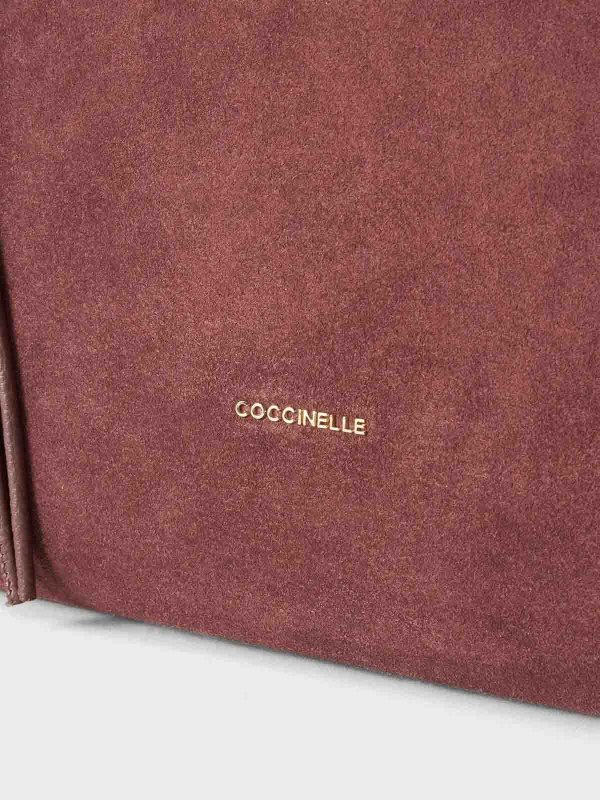 トートバッグ - ダークレッド shop online: COCCINELLE