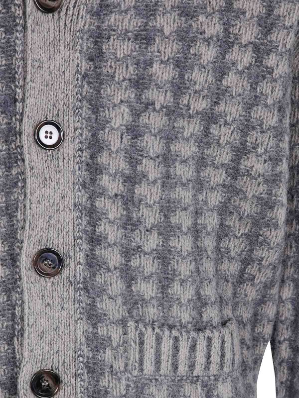 The Best Shops ASPESI: Cardigans - Cardigan - Grau