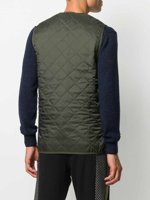 ウェストコート/ジレ - 緑 shop online: BARBOUR