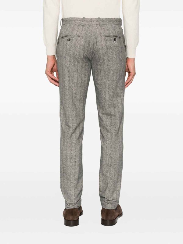 テーラードパンツ - 黒 shop online: CIRCOLO 1901