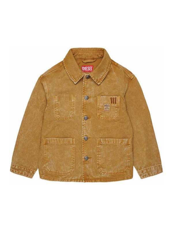 DIESEL: casual jackets - Front-fastening jacket