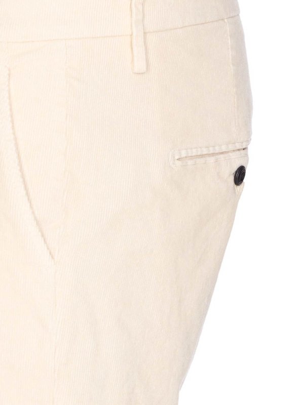 カジュアルパンツ - 白 shop online: DONDUP