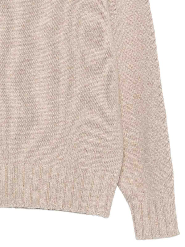The Best Shops DUNST: Strickpullover mit Rundhalsausschnitt - Rundhalspullover - Beige