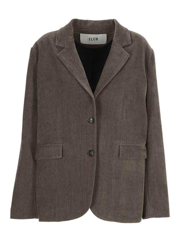 ELEH: Vestes de costume - Blazer - Marron