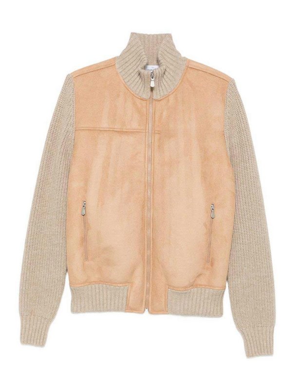 GRAN SASSO: Col roulé & Col polo - Pull Col Roulé - Beige
