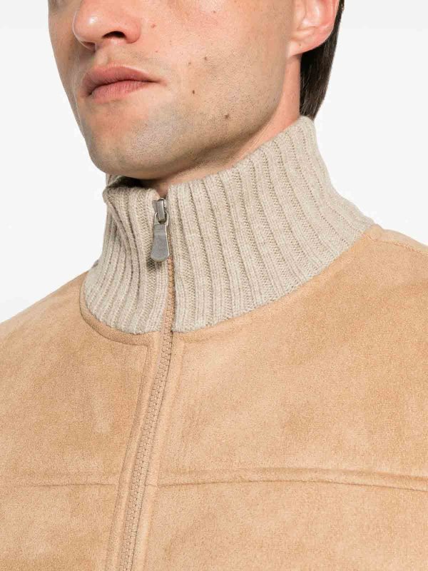 GRAN SASSO: Col roulé & Col polo online - Pull Col Roulé - Beige