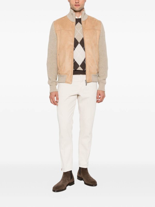 The Best Shops GRAN SASSO: Col roulé & Col polo - Pull Col Roulé - Beige