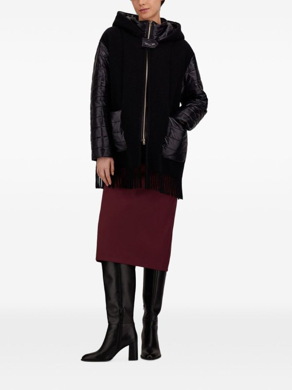 ダウンジャケット - 黒 shop online: HERNO