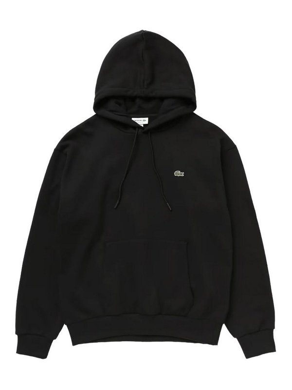 LACOSTE: スウェット＆セーター - スウェットシャツ/セーター - 黒