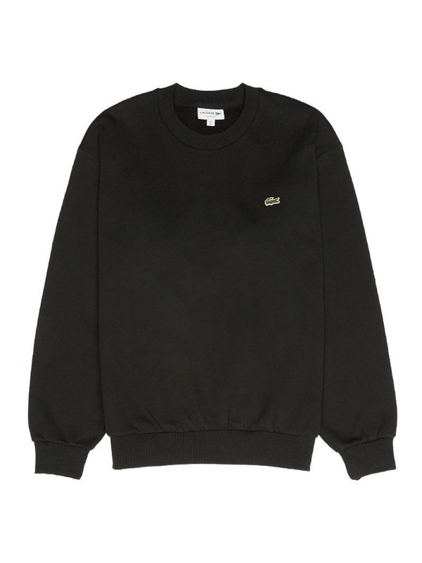 LACOSTE: スウェット＆セーター - スウェットシャツ/セーター - 黒