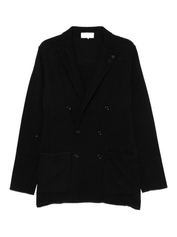LARDINI: ブレザー - ブレザー - 黒