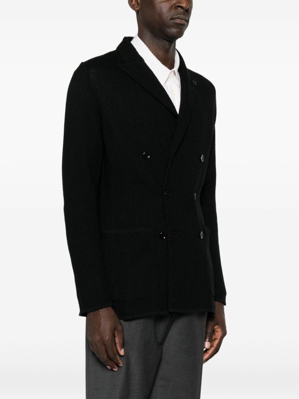 LARDINI buy online ブレザー - 黒