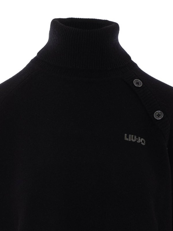 The Best Shops Liu Jo: クルーネック - クルーネック - 黒