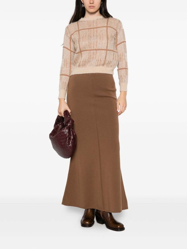 クルーネック - クリーム shop online: MAX MARA STUDIO
