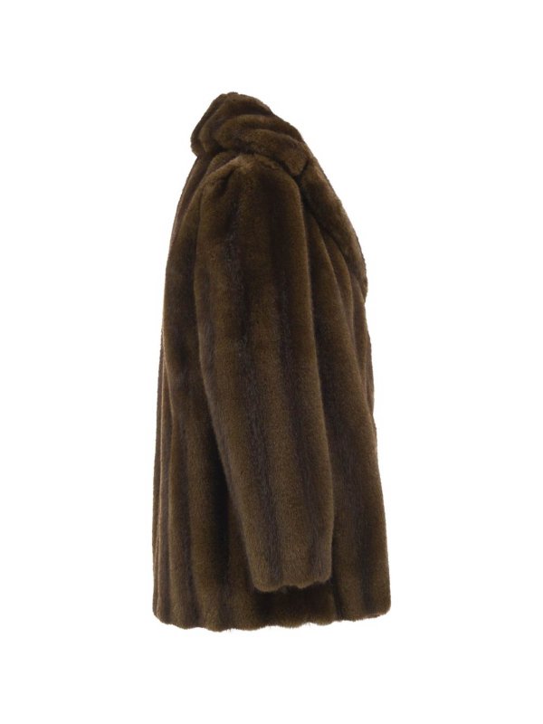 膝丈コート - ライトブラウン shop online: MAX MARA STUDIO