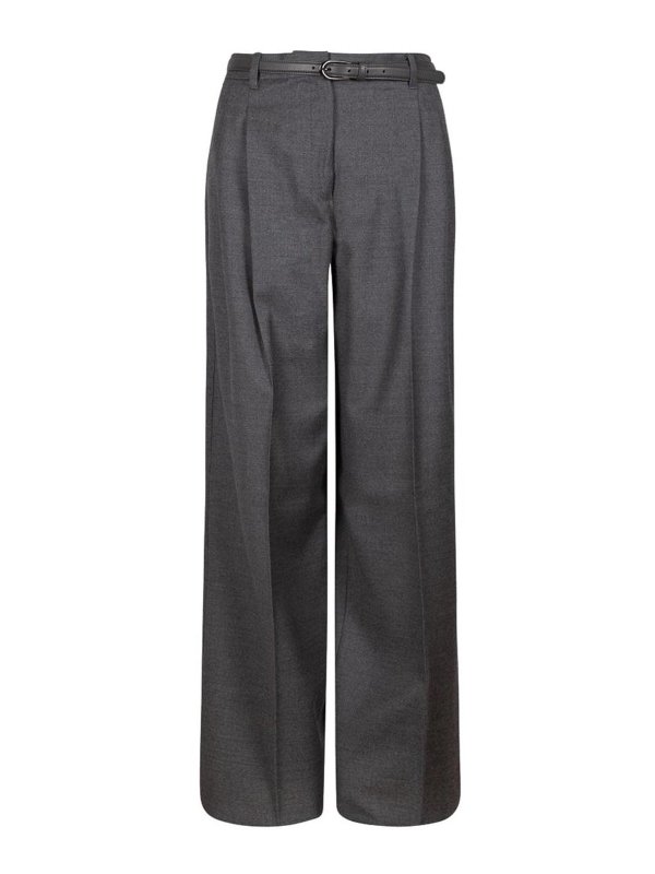 MAX MARA STUDIO: テーラードトラウザー - テーラードパンツ - グレー