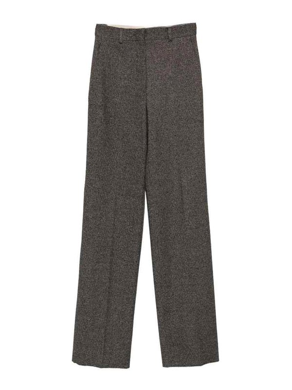 MAX MARA STUDIO: テーラードトラウザー - テーラードパンツ - キャメル