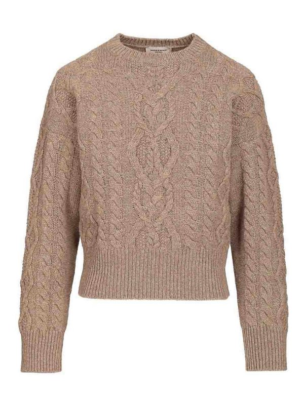 WEEKEND MAX MARA: Strickpullover mit Rundhalsausschnitt - Rundhalspullover - Keine
