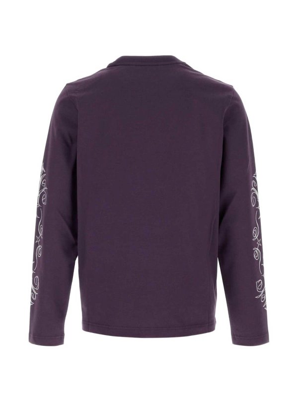 MONCLER: t-shirt online - T-shirt con patch logo