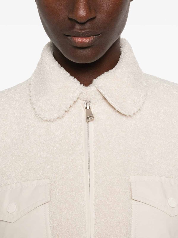 The Best Shops MONCLER: shirts - Logo patch shirt