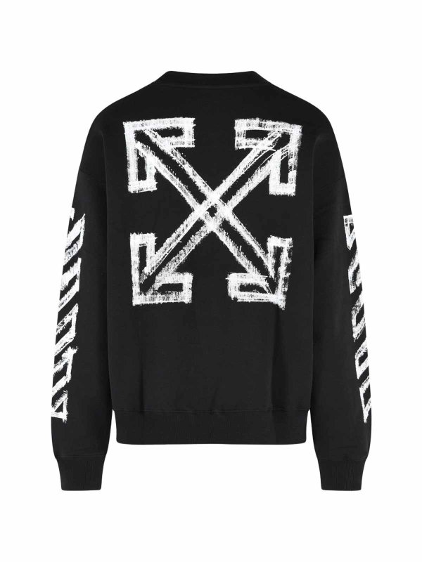 The Best Shops OFF-WHITE: スウェット＆セーター - スウェットシャツ/セーター - 黒