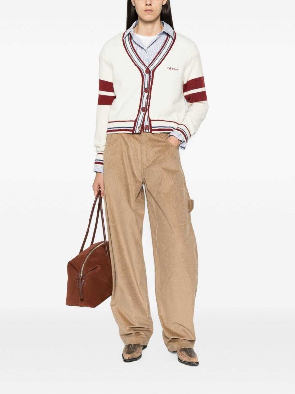 OFF-WHITE: Cárdigans online - Cárdigan - Blanco